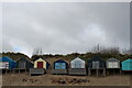 Colourful Beach Huts South of Abersoch in LL53 7EN