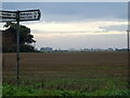 Stubble field, School Road, Runcton Holme in PE33 0EH