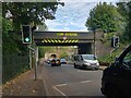 Oxhey: Eastbury Road railway bridge in WD17 2HZ
