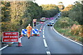 Roadworks at Brantham Bridge in IP9 2NY