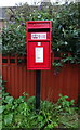Elizabeth II postbox on School Road, Runcton Holme in PE33 0AW