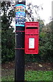 Elizabeth II postbox on Downham Road, Thorpland in PE33 0AD