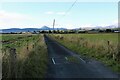 The road to North Mid Frew in FK8 3QU