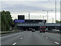 The M25 entering the Holmesdale Tunnel in EN8 8EG