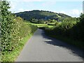 Country road approaching Knightwick in WR6 5QF
