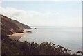 Beach beneath Battern Cliffs in PL11 3YP