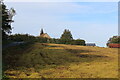 Looking towards the Holy Trinity Church, Bradwell in Bradwell
