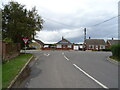 Junction of Fen Drove (B1192) with Station Road, Hubbert's Bridge in PE20 3QY