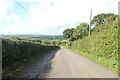 View west from Clarkham Cross in BA22 9SN