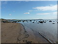 Basalt boulders around the low-tide line in KY8 6AH