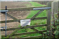 Bridleway gate near Pineham Farm in MK19 7DP