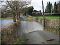 Whoops! Don't think I'll risk that - River Perry in flood (Jan' 2008) in SY4 1HD