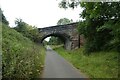 Bridge over the railway path in CH1 5AU