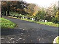Main driveway, Efford Cemetery in PL3 6JJ