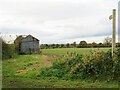 Footpath past tin shed in HG4 5AH