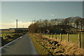 Unclassified country road west of Blackford in Fisherford
