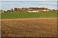 View across field to Poppy Hill Farm in SG18 9SJ