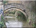 Packhorse bridge over the River Brue in BA10 0BU