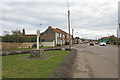 Lakenheath village sign on the High Street in IP27 9AF