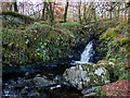 Waterfall on the Kilduskland burn in PA30 8HR