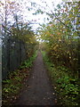Path alongside playing fields in RM16 3AH