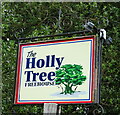 Sign for the Holly Tree, Thorpe Fendykes in PE24 4QT