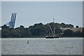 Thames sailing barge Victor at Long Reach in IP10 0ET