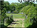 Field gate on footpath 623, Plaistow in RH14 0PU