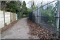 Footpath to Beeston, Bramcote in NG9 3ST