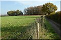 Lane and farmland, Hambleden in RG9 6PT