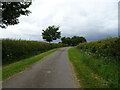Long Hedge Lane towards Meagram Top in Belleau