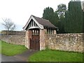 Lych gate, St James the Great church, Fitzhead in TA4 3JY