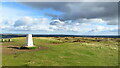 Trig point on summit of Baildon Moor in BD17 5PJ
