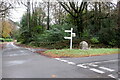 Crossroads at Buckland St Mary in TA20 3JF