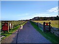 Gate to Kinkell Farm in KY16 8PL