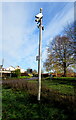 Roadside weather station on a pole, Raglan in NP15 2HD