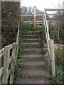 Steps and Multi-Directional Sign, Rising Sun Country Park in NE12 9SS