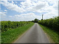 Cow Lane towards Minting in LN9 5PJ