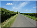 Minor road towards Hallington in Withcall