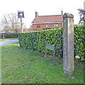 Marlingford village sign in NR9 5AG
