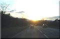 Sunset on the A449 in WR2 4SN