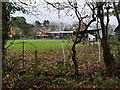 Farm seen through hedge in NR28 9ST