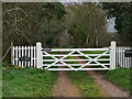 Gated entrance to The Cottage in NR28 9SU