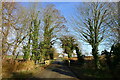 The road to Nassington leaving Fotheringhay in Fotheringhay