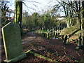 St Mary's Parish Church, Penwortham, Footpath in graveyard in PR1 8PB
