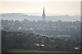 Distant view of Salisbury and the cathedral in SP1 1RR