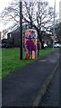 A Very Bright Telephone Box, Harburn Road, West Calder in EH55 8BQ