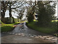 Minor rural road to Happisburgh in NR28 9TS
