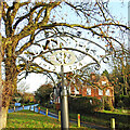Coltishall village sign in NR12 7DW