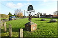 Hevingham village sign in Hevingham